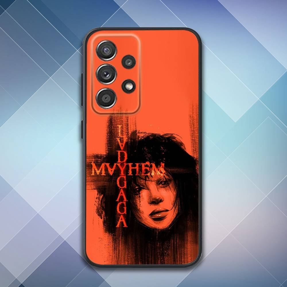 L-LADY G-GAGA MAYHEM Phone Case For Samsung S25,S24,S21,S22,S23,S30,Ultra,S20,Plus,Fe,Lite,Note,10,9,5G Black Cover