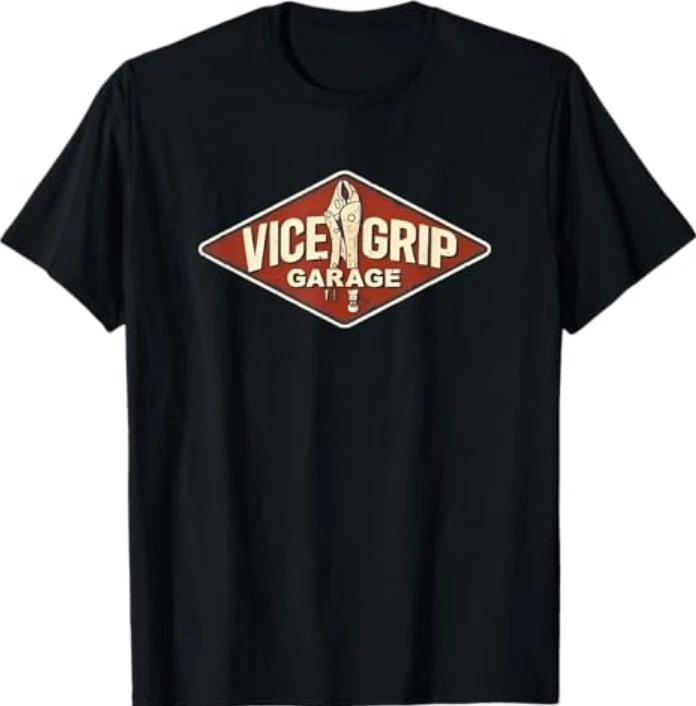 Vice Grip Garage Mechanic Dad Joke Handyman Grandpa Funny T-Shirt S