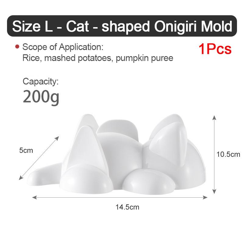 Onigiri Molds Cat Shape Sushi Making Tools Rice Balls Niguri Mold Rice Mold Shaper Deco Accessories for Sushi