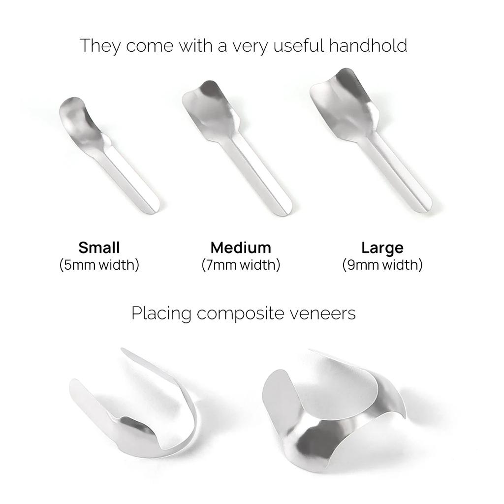 Dentala Proximala Anteriora Strips Dubbla Anteriora Matriser Matrissystem Stora Små För Anterior Restauration