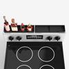 15 Inch Magnetic Spice Rack Mat Flexible Silicone Stove Top Organizer Pad No Installation Heat Resistant Non-Slip Kitchen Gadgets
