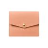 Solid Color Thin Envelope Card Bag Wallet Snap Button Coin Purse Retro Mini Wallet  Women
