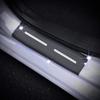 Door Scuff Plate Side Step Guard Car Carbon Fiber Door Guard Sticker Fits Many