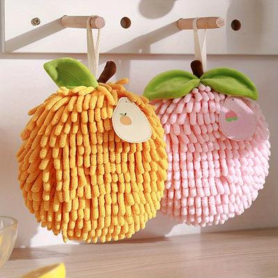 Snowy Hand Towel Hanging Kitchen Bathroom Thickened Hand Towel Cloth Super Absorbent Towel Cute