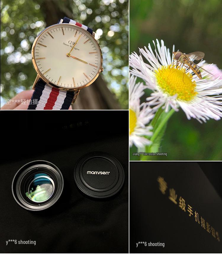 Motor Weisen HD Mobile Macro Lens for Jewelry, Flowers, Nail Art, and Eyelash Photography