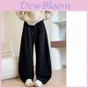 Girl High Waist Flared Pants With Cotton Polyester Fabric For Fall Winter Casual Wear