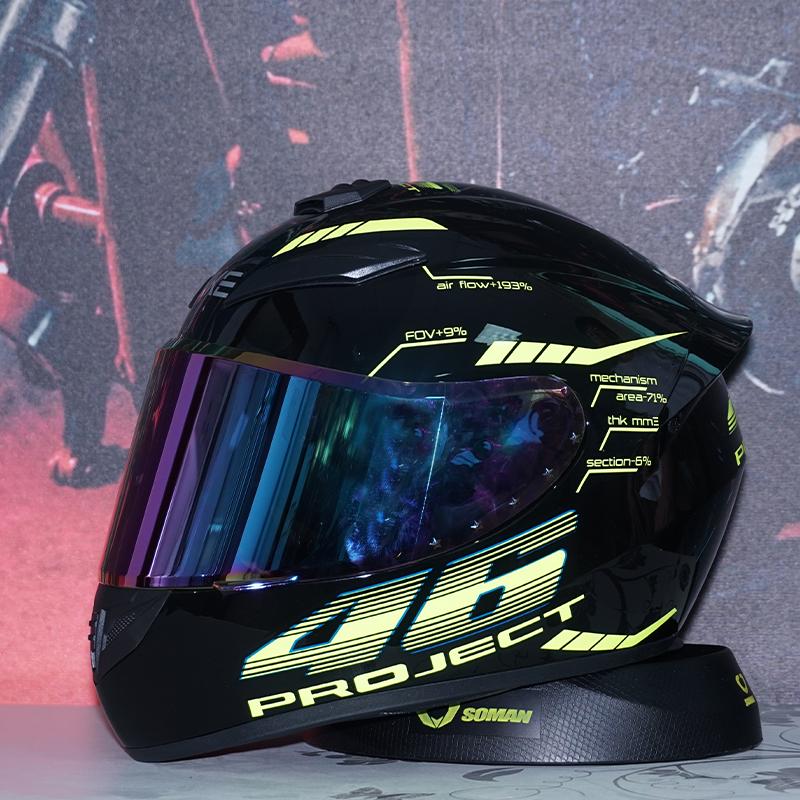 Premium Full Helmet for Motorcycle Riders - Impact Resistant, Ventilated Design, Stylish Look Motorcycle Cross Helmets