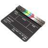 Movie Directors Clapboard Colorful Acrylic Movie Film Clap Board with Board Eraser Marker Wrench
