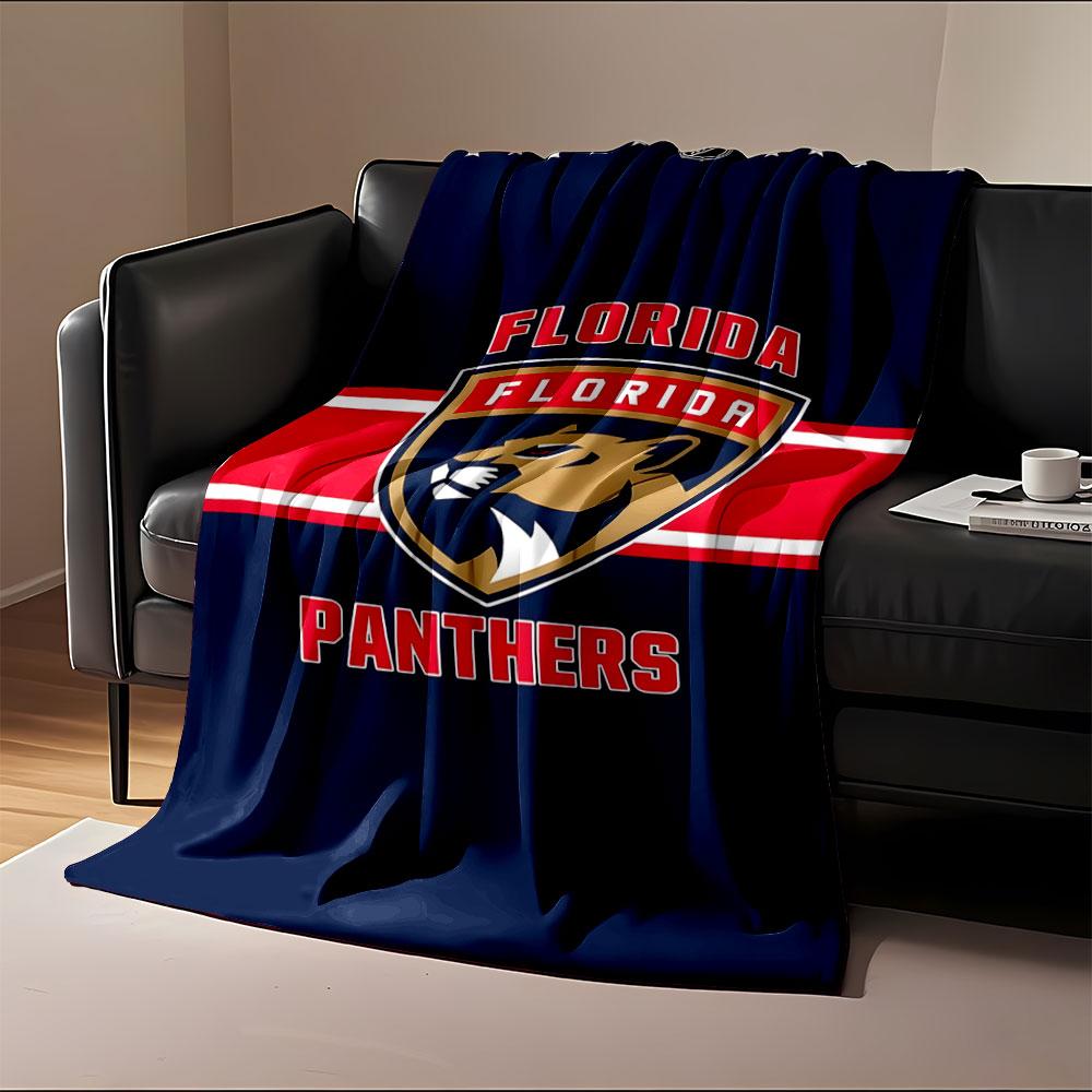 Florida Panthers Logo Blanket Print Blanket Soft and Cozy Perfect for the Living Room Bed Sofa or a Nap,gift