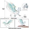 Ancient Mythical Animal Monster Ice Dragon Model With Movable Mouth For Kids Educational Playroom Decor