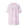 Li-Ning Gradient Letter Breathable Versatile Casual Loose Short Sleeve T-Shirt Women Tops ATSV134-5