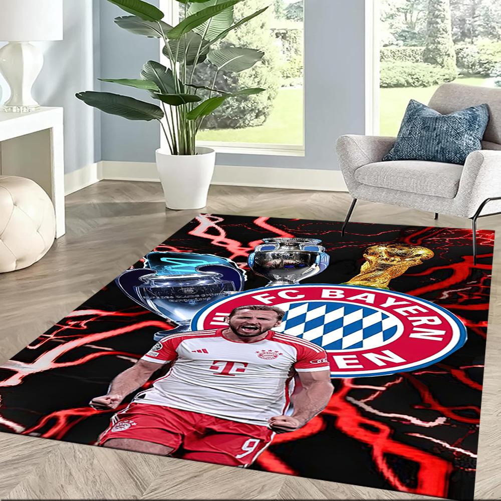 Bayern Munich Carpet Perfect for Study room Bedrooms Playrooms Dining Room Anti-slip Rug Decorate Offices Best for Christmas