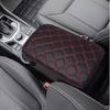 1Pc Car Armrest Pad Cover Center Console Box PU Leather Cushion Mat Accessories