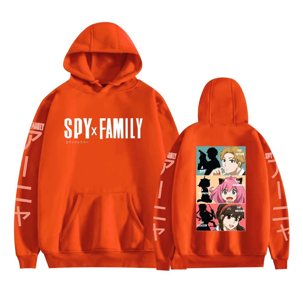 Hot Spy X Family Anime Funny Hoodie Hip Hop Graphic Sweatshirts Streetwear Harajuku Tracksuit