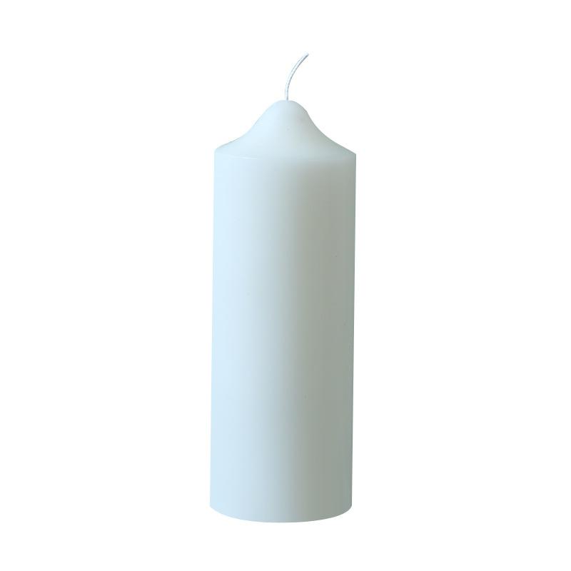 Home Emergency Lighting Bold White Candle Tip Odorless Long Pole Cylindrical Large Candle