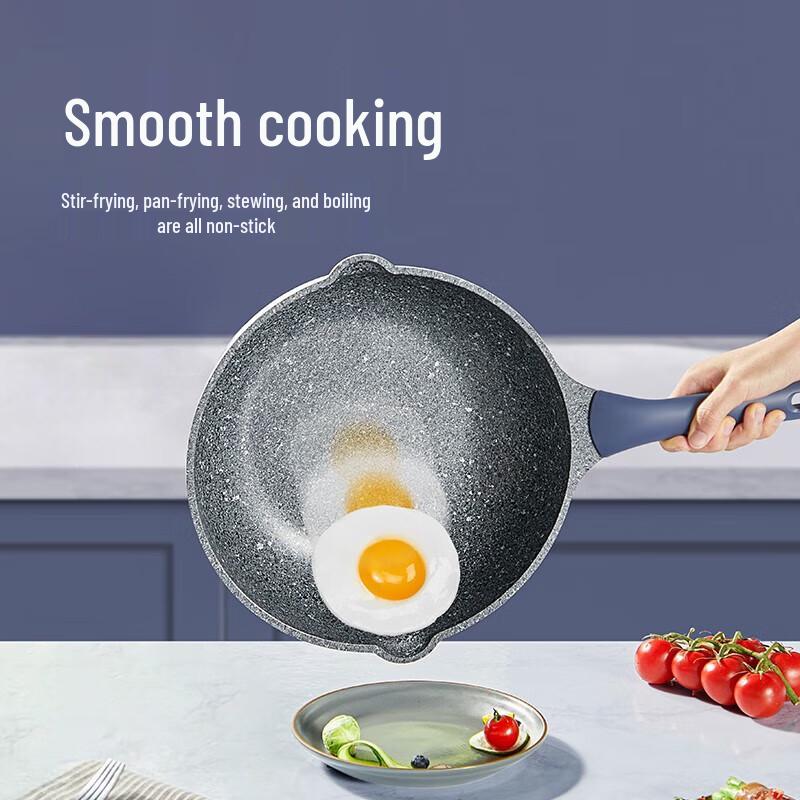 Chu Da Huang 32cm Micro-Pressure Non-Stick Wok