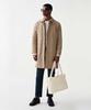 Stco Essential Cotton Nylon Mac Coat Beige (Basic Fit)_Sctua02Nsd