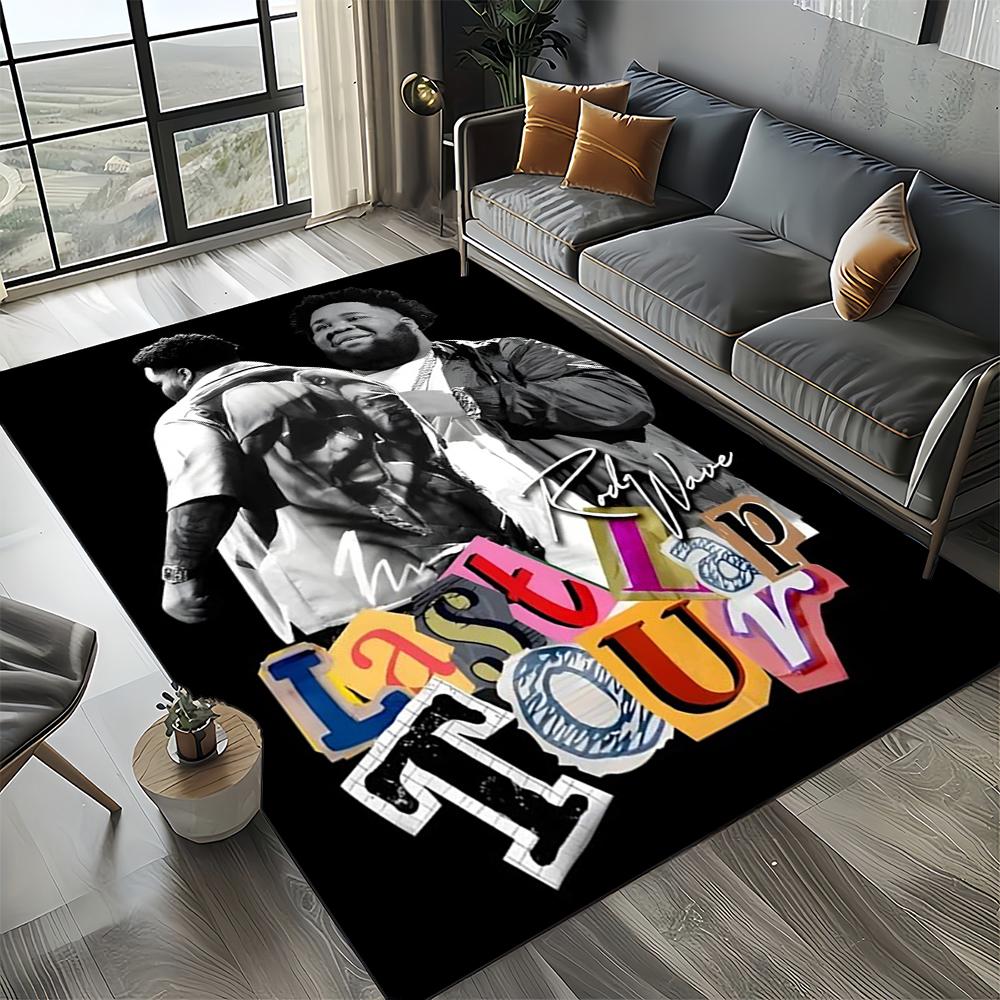 27 Style Rod Wave Rapper Star Area Rug,Carpet Rug for Home Living Room Bedroom Sofa Doormat Decor,kids Play Non-slip Floor Mat