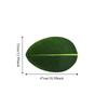 2PCS Waterproof Leaf-Shaped Placemat Stain Resistant Heat Insulation Mat Dinnerware Pad  Dish