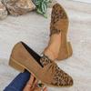 Fashion Trendy Leopard Loafers Trendy Women's Gold Delicate Single Shoes