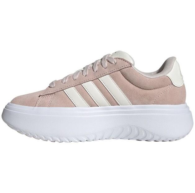 Adidas Grand Court Platform Suede Sneakers