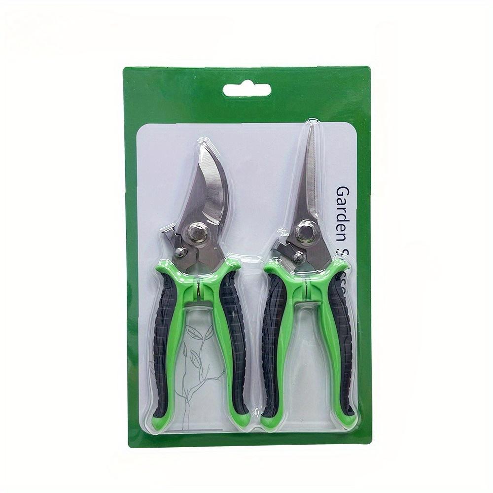 

2Pcs Professional Bonsai Pruning Scissors | Floral/Tree Cutting | Farm Manual Hand Tools зелений