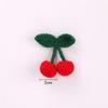 Embroidery Patches Colorful Cherry Pattern Appliques Adhesive Backing Patches for Clothing and Accessories