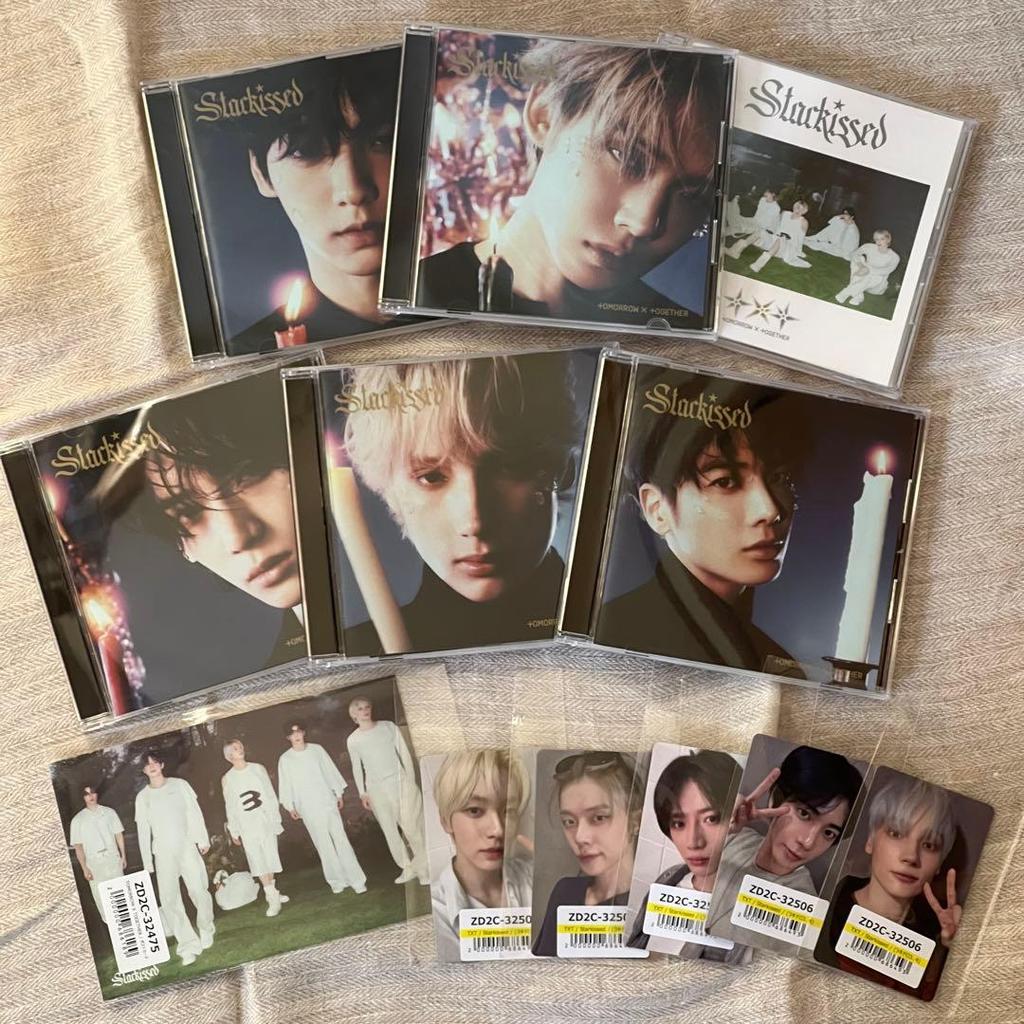 [USED] TXT Starkissed 5 Solos + 1 Regular Edition 5 Lucky Drop Photocards
