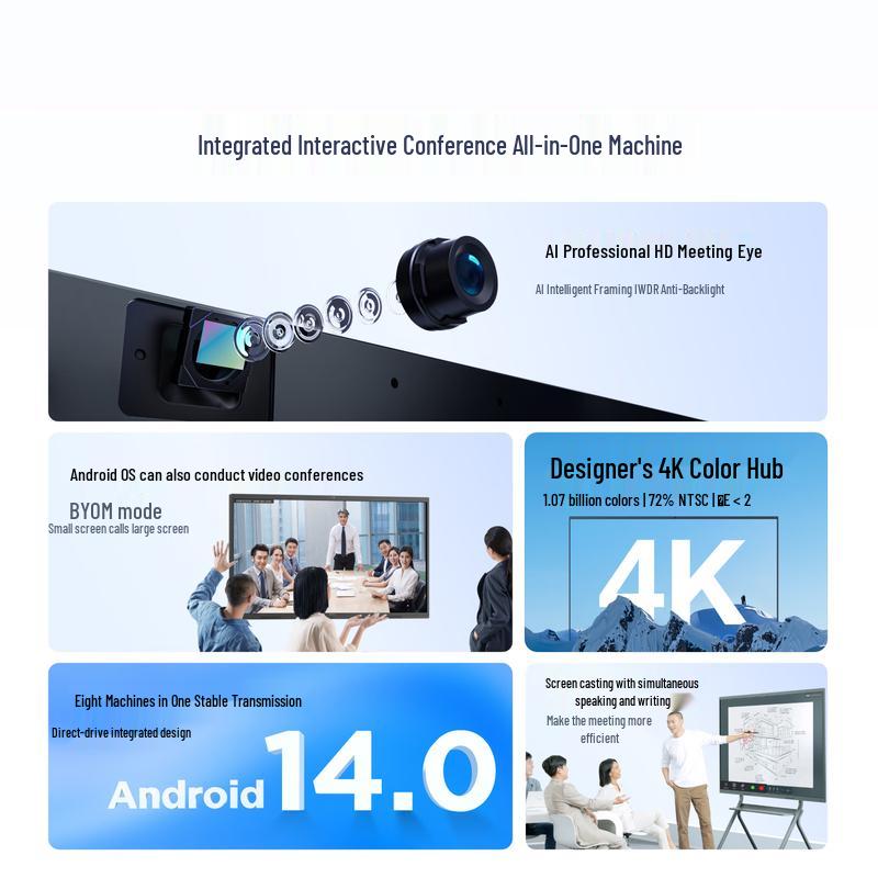 MAXHUB V7 Series 4K Smart Interactive Conference Flat Panel (CN Version)