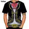 Men's Fashion Black T-Shirt Mexican Mariachi 3d Print T-Shirt Funny Streetwear Short Sleeve T-Shirt