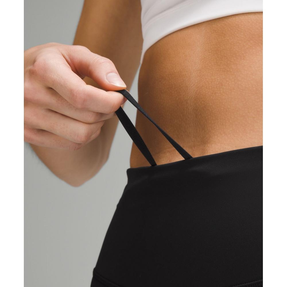 Lululemon Fast And Free High Rise Short 6   Pockets Black