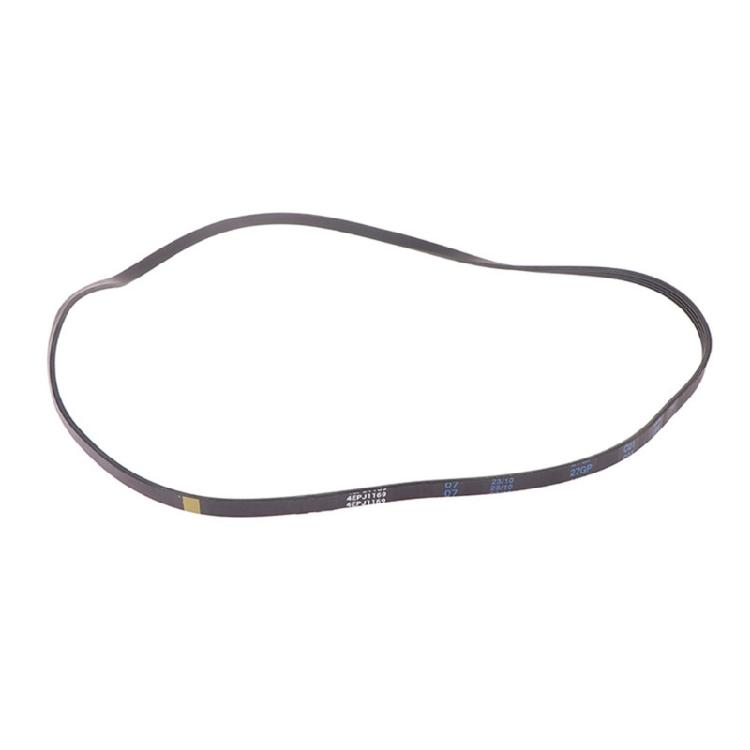 4EPJ1169 Washer Drive Replacement Belt 1169 Mm 4-Rib Black Rubber Part for Drum Washing Machine Repair and Upkeep Tasks