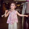 MIMIHELLO Girls' Chinese Style Summer Two-Piece Set