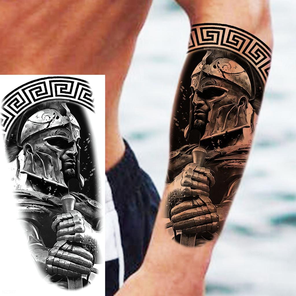 1 Sheet Fashion Dragon Temporary Tattoos For Men Adults Women Forearm Arm Leg Waist Tattoo Sleeve Sticker Disposable Decoration