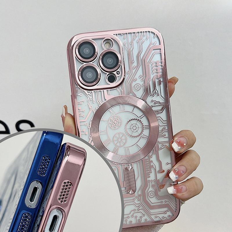 Magsafe Magnetische Saugkraft Geeignet für Apple 16 Handyhülle Galvanisierungsmaschinen Phone15proMax14 Schutzhülle