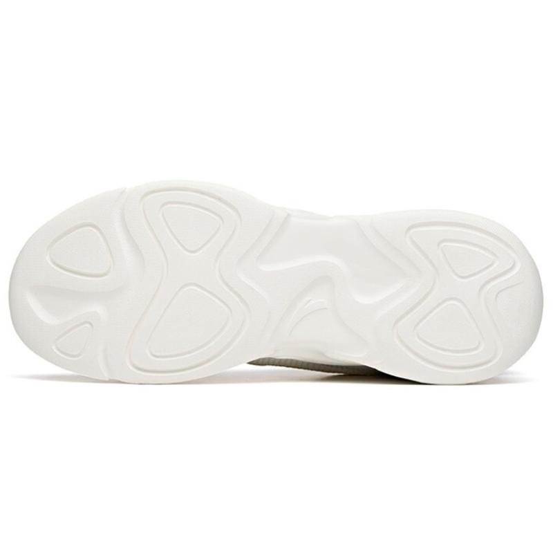 ANTA Life Collection Casual Shoes Men's Low top Ivory White/Light Silver Gray Sneakers 112128863-2