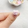 30pcs Resin Colorful Cute Bow Heart shape Flat back Rhinestone Scrapbook DIY Wedding Applique Decor Jewelry Accessories Crafts