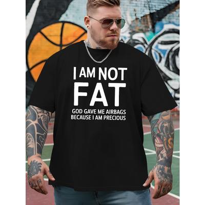 Men'S Printed T-Shirts Featuring Humorous Designs That Are Both Self-Deprecating And Boastful, Suitable for Outdoor Sports And Casual Wear