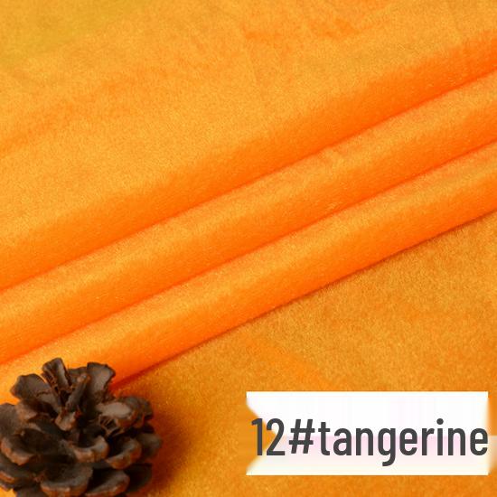 Jednobarwna tkanina aksamitna w kolorze złotym do zasłon scenicznych, obrusów, tkanin dekoracyjnych i projektów DIY