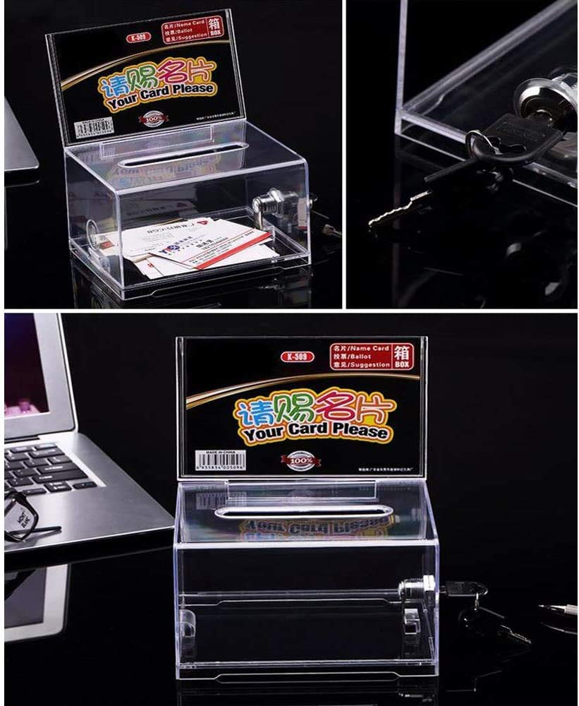 Mioni Blocare de Perete sau de Blat și Pix cu 6 Etichete Interșanjabile pentru Cutie de Sugestii/Donații/Comentarii, Cutie, Cutie, Cutie Poștală,