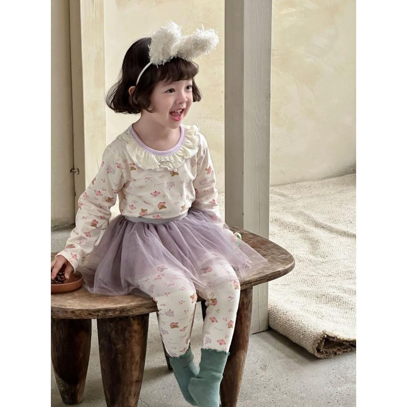 Kids Cotton Pajama Set Cartoon Sleepwear Underwear Boys Girls