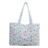 Cute Cherry Print Casual Tote Bags for Women Large Capacity Shopping Bag Nylon Aesthetic Handbag Grocery Storage Pouch
