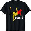 Belgie Belgium Soccer Belgium Flag Belgian Roots Belgium T-Shirt