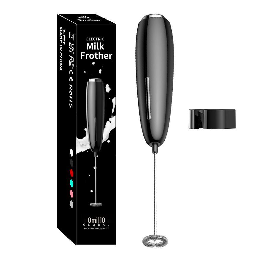 Electric Milk Frother & Mini Whisk - Portable Coffee Frother & Egg Beater