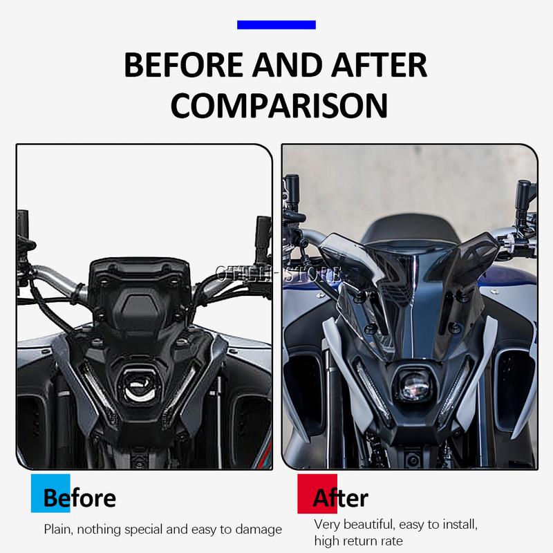 NEW  Windshield Windscreen For YAMAHA MT-09 MT09 / SP FZ-09 FZ09 Motorcycle Accessories Wind Deflectors 2021 2022