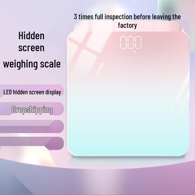 Digital Body Fat Scale With Printer - Gradient Electronic Household Weight Scale for Adults