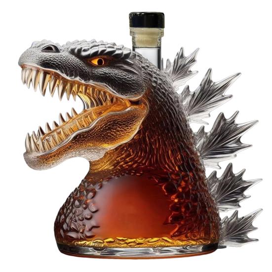 

Стеклянный графин для виски, уникальный дизайн, стеклянный диспенсер для ликера ручной работы для бурбона, элегантное украшение для домашнего бара, идея подарка любителю виски