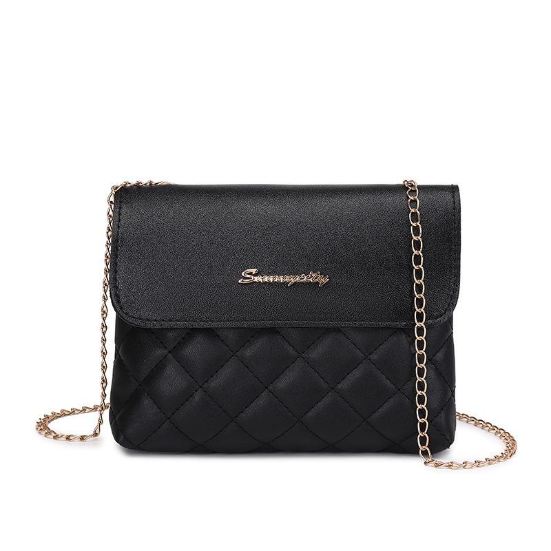 Autumn new fashion casual small fresh shoulder bag diamond messenger bag fashion small square bag