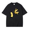 Unisex Women Casual Cartoon Humor Tshirt Banana Naked Funny Meme T Shirt Male Cotton Vintage Oversized Short Sleeve Print Tshirts