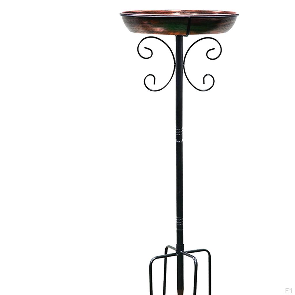 Bath Feeder Easy to Clean Refill Metal Accessories Feeding Bowl 5 Prong Stable Base for Children